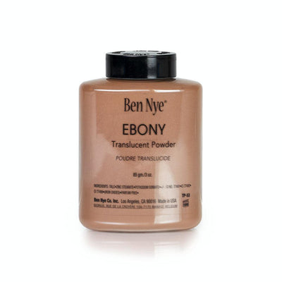 Ben Nye Ebony Classic Translucent Face Powder Loose Powder 3.0 oz (TP-53)  