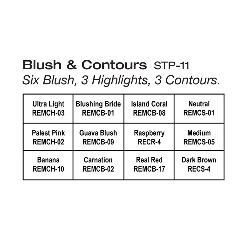 Ben Nye Studio Color Blush + Contour (STP-11) Blush Palettes   