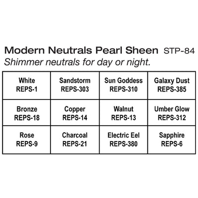 Ben Nye Studio Color Modern Neutrals Pearl Sheen Palette (STP-84) Eyeshadow Palettes   