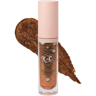 KimChi Chic Beauty Diamond Sharts Sparkle Cream Eyeshadow Eyeshadow Can't (Rich brown with bronze glitter)  
