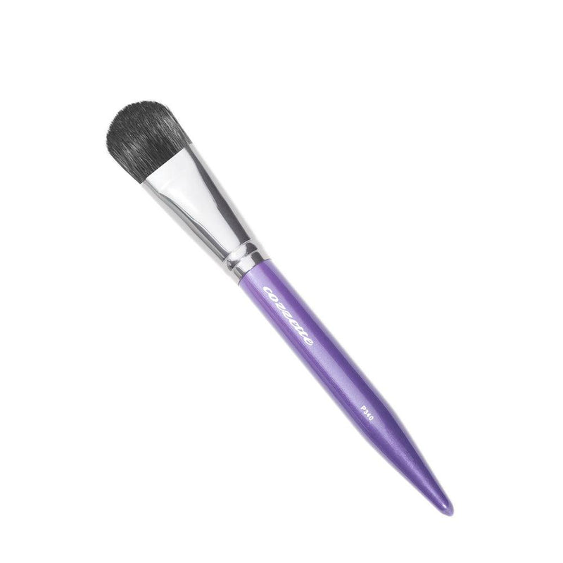 Cozzette Brushes for Face Face Brushes P340 Rounded Foundation Brush (Purple)  