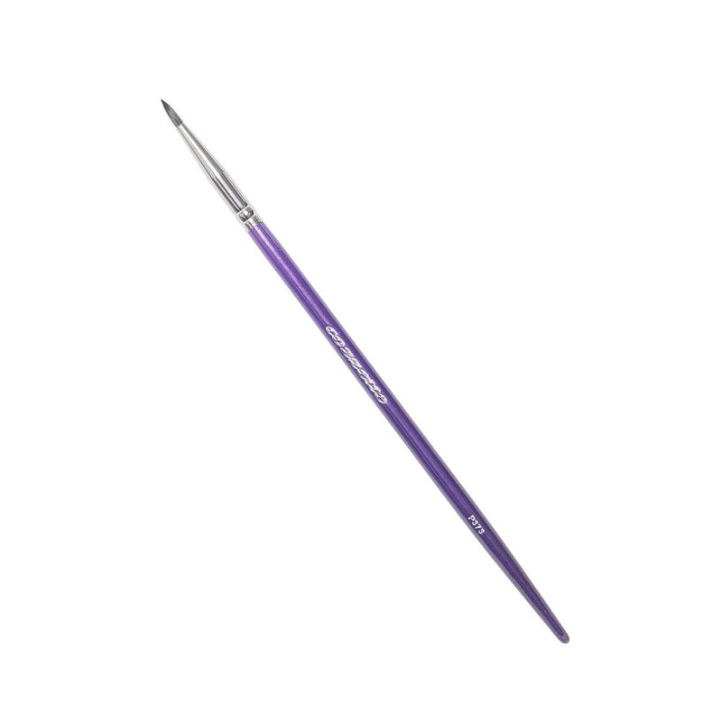 Cozzette Brushes for Eyes Eye Brushes P373 Extreme Eyeliner Brush (Purple)  