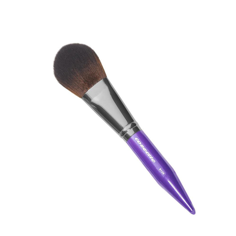 Cozzette Brushes for Face Face Brushes S125 Oval Powder Brush (Purple)  