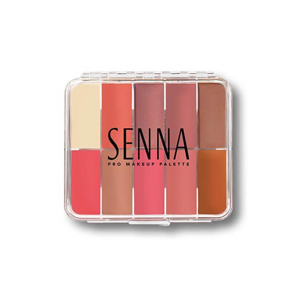 Senna Mini Slipcover Cream to Powder Palette Blush Palettes Cheeky Blush Matte & Glow 2 (Warm)  