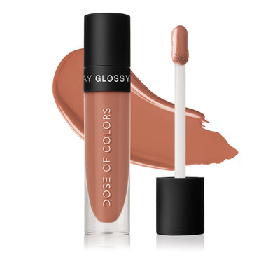 Dose of Colors Stay Glossy Lip Gloss Lip Gloss Don't be Chai (LG324)  
