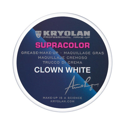Kryolan Supracolor Clown White Clown Makeup 80G (01082)  