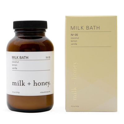 Milk + Honey Milk Bath No. 05 (Coconut, Lemon, Vanilla) 5.2 oz Bath Soaks   