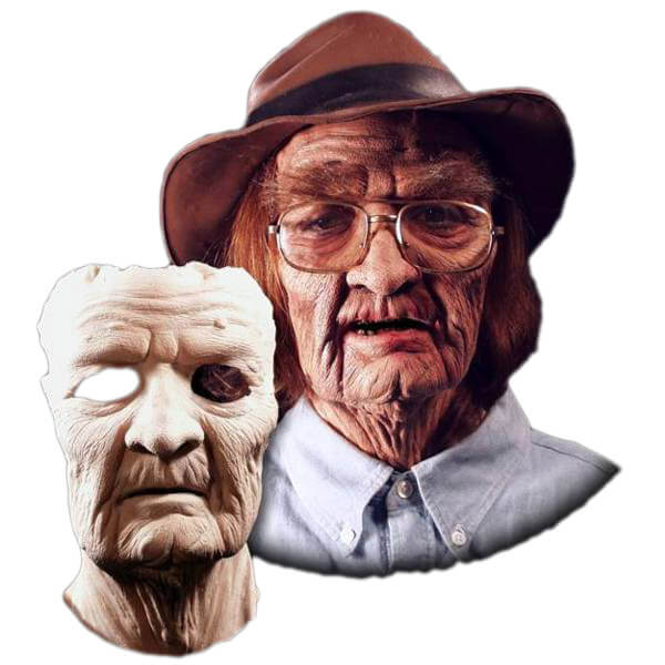 Stage Frights Foam Latex Prosthetic Old Age Mask Prosthetic Appliances   