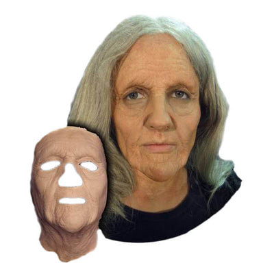 Stage Frights Foam Latex Prosthetic Old Woman Mask Prosthetic Appliances   