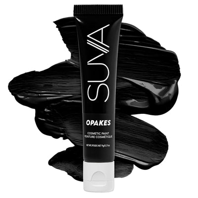 SUVA Beauty Opakes Cosmetic Paint Eyeshadow Bamboozled Black  