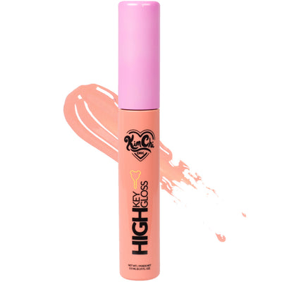 KimChi Chic Beauty High Key Gloss Lip Gloss Lip Gloss Peach Pink (HKG-14)  
