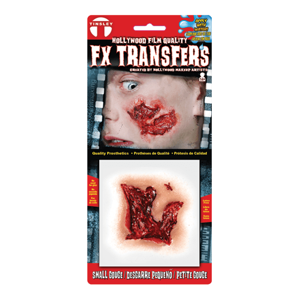 Tinsley Transfers Small Gouge - 3D FX Transfer Prosthetic Transfers   