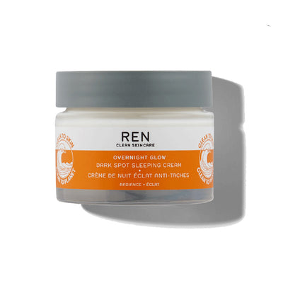 Ren Clean Skincare Overnight Glow Dark Spot Sleeping Cream Moisturizer   