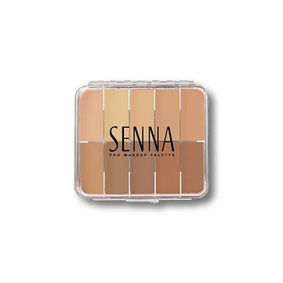 Senna Mini SlipCover Cream to Powder Foundation Palette Foundation Palettes Light-Medium (Mini)  