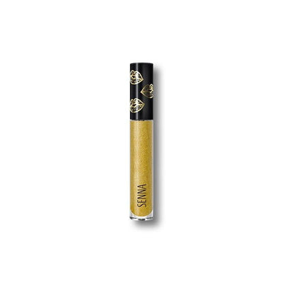 Senna Shine On Lip Lacquer Lip Gloss 24K (Pure Gold Sparkle)  