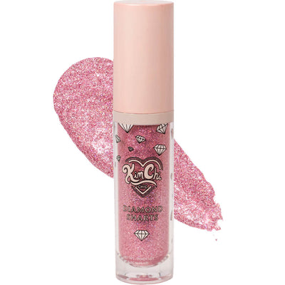 KimChi Chic Beauty Diamond Sharts Sparkle Cream Eyeshadow Eyeshadow Strike a Pose (Pink with multi-color glitter)  