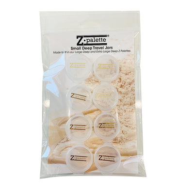 Z-Palette Travel Jars 8 Pack (Small Deep) Empty Containers   